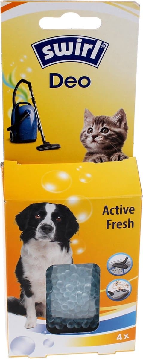 Swirl geurzakjes 'Active Fresh' - 4 zakjes deo geur parels - stofzuigerverfrisser geurkorrels voor in de stofzuiger — afbeelding 1