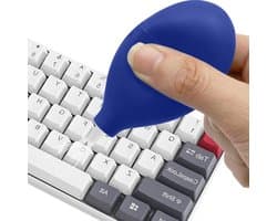 Handstofzuiger Ventilator - Luchtstofblazer Reiniger - Computer Reinigen - Antislip Ergonomisch - 19G Gewicht - Zwart