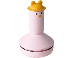 Mini Tafelstofzuiger - Bureaustofzuiger Kruimeldief - Bureau Reinigen - Elektrische Rotatie - 13.4 x 8.6 cm - Roze