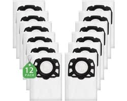 12x Stofzuigerzakken geschikt voor Kärcher WD 2 Plus - WD 3 - KWD 1-3 - MV 3 - SE 4001/4002 - KFI 357 - 3-Laags Vliesfilter - Scheurvast - Reserveonderdelen Pakket