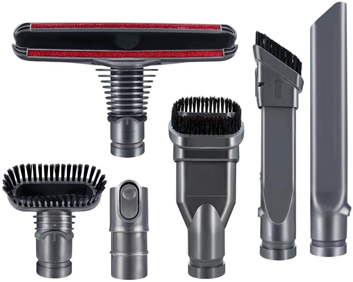 Store_7 - Gereedschapsset - Hoofdborstels - Duurzaam en veelzijdig - 6 Pak - Voor Dyson stofzuigers - Ideaal voor smalle openingen - Voor binnengeb... — afbeelding 1