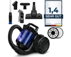 Zyrex® Steelstofzuiger met snoer - Steelstofzuiger - Stofzuiger - Zwart - 112cm x 25cm x 58cm