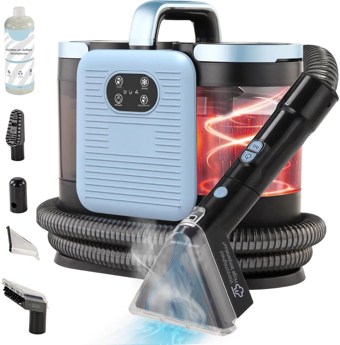 Nexvo® Tapijtreiniger machine - Tapijtreiniger - Tapijtreiniger apparaat - Blauw/Zwart - 32cm x 19cm x 32cm — afbeelding 1
