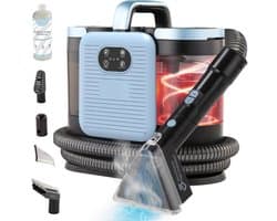 Nexvo® Tapijtreiniger machine - Tapijtreiniger - Tapijtreiniger apparaat - Blauw/Zwart - 32cm x 19cm x 32cm