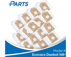 Ecovacs Deebot N8+ Stofzakken (15 Stuks, Plus.Parts® alternatief voor D-DB03)
