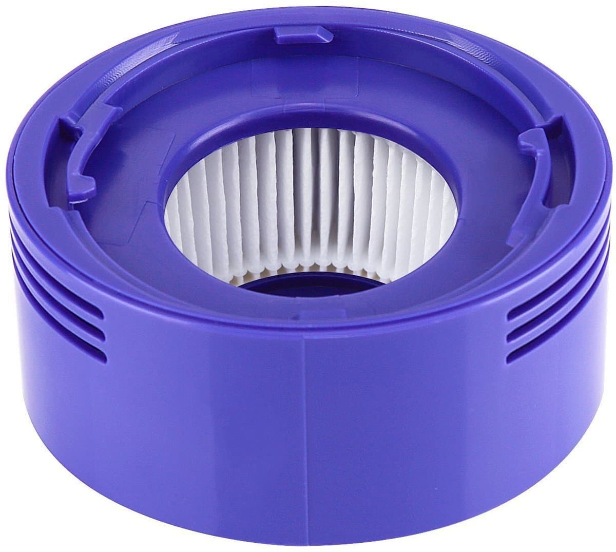 Accessoires geschikt voor de Dyson V7/V8 stofzuiger, waaronder 1 motorachterkap, 1 achterfilter, 1 geschikt voor filter en 1 klein borsteltje. — afbeelding 1