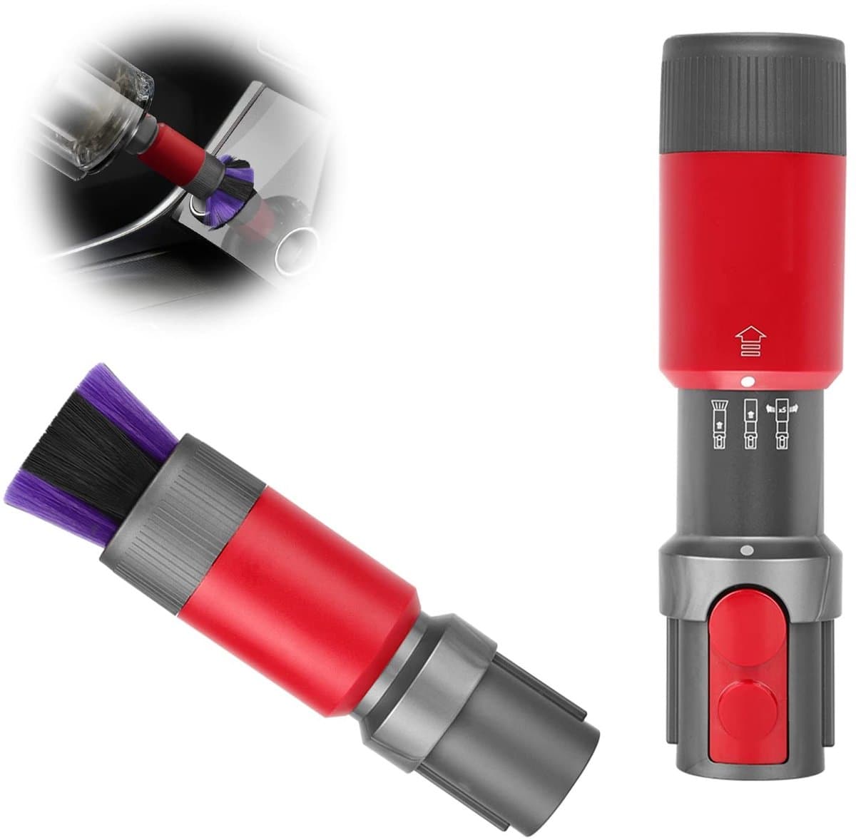 Dailygoods- Stofborstel voor Dyson - Antistatisch - Effectieve Stofverwijdering - Robuuste Constructie - Geschikt voor V8/V10/V11/V12/V15 - Hoogwaardige Materialen - Stofzuigerborstel — afbeelding 1