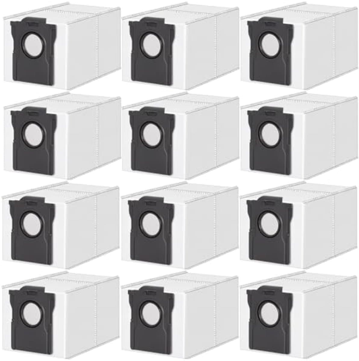 PromoHome 12 Stofzakken 3,2l Compatibel met Dreame X50 X40 X30 Ultra - Vervangende Stofzuigerzakken voor L40 Ultra, L10S Pro Ultra, L10S Ultra Gen 2, L10S Plus, D10 Plus Gen 2, Mova E30 Ultra, P50 Pro Ultra — afbeelding 1