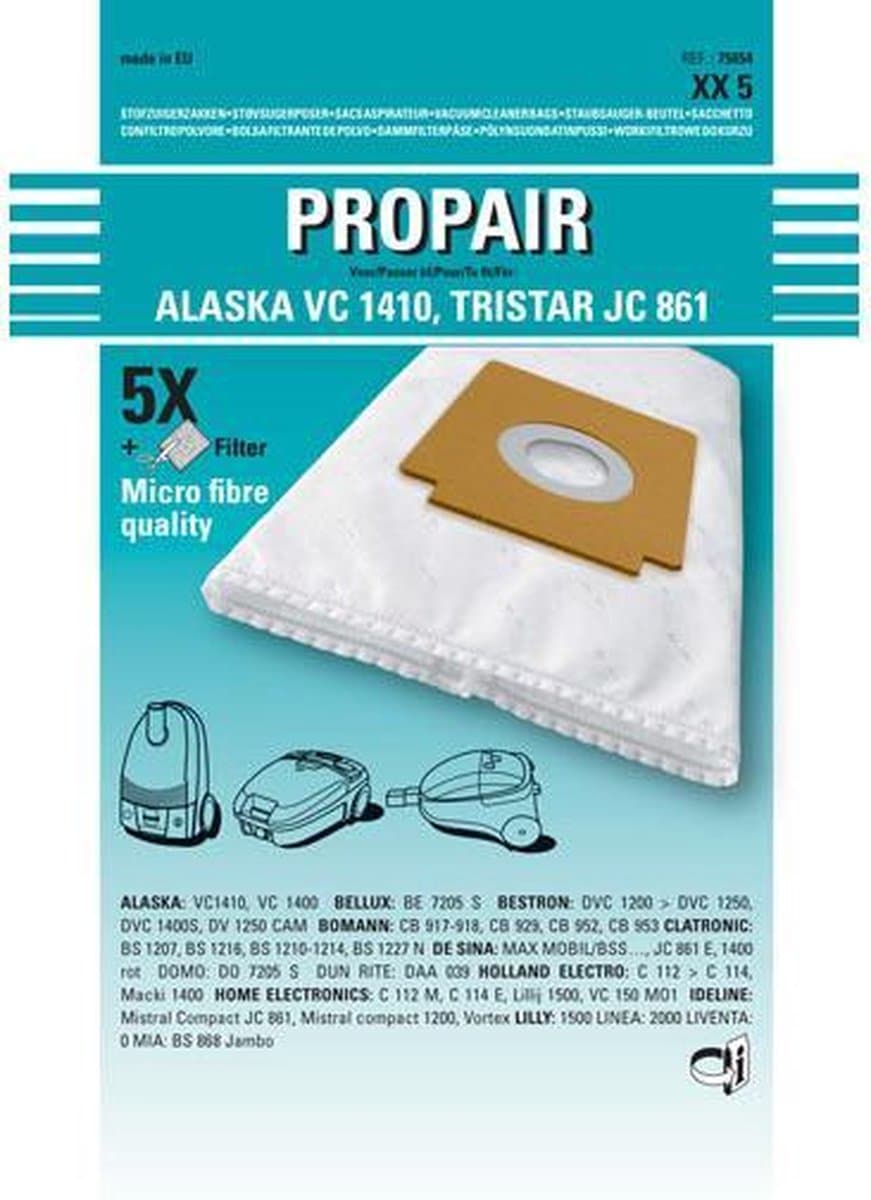 TRISTAR - STOFZAK PROPAIR JC 861 SET 5 + 1 F — afbeelding 1