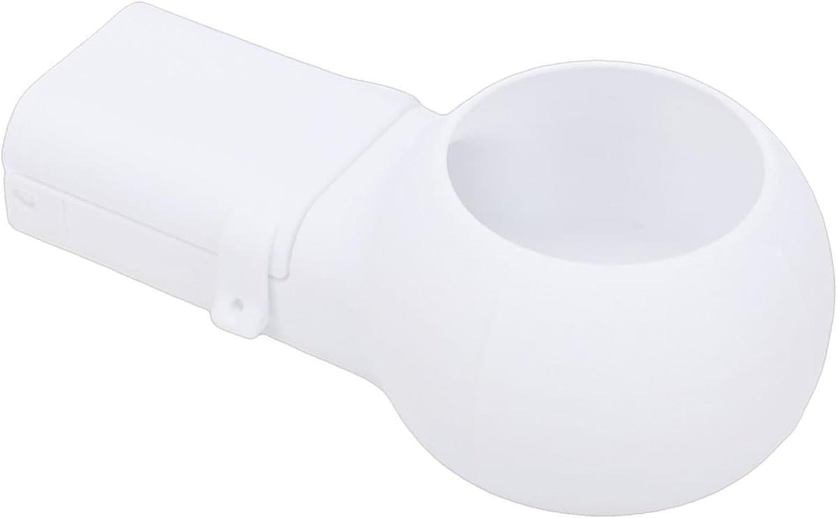Boorstofvanger - Vuilopvangbox Stofafscheider - Schoon Boren - Universele Bescherming - 12 x 6 cm - Wit — afbeelding 1