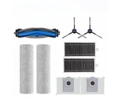 9-delige -1 rolborstel, 2 borstelrollen, 2 zijborstels, 2 stofzakken, 2 HEPA-filters - Voor ECOVACS DEEBOT X8 Pro Omni/ X8 Omni robotstofzuiger