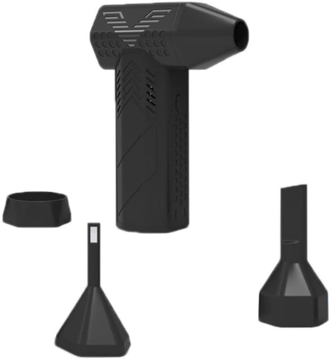 Mini Ventilator - Krachtige Blazer - Stof Verwijderen - 130.000 RPM Motor - 24 x 18 x 6 cm - Zwart — afbeelding 1