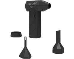 Mini Ventilator - Krachtige Blazer - Stof Verwijderen - 130.000 RPM Motor - 24 x 18 x 6 cm - Zwart