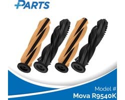 Mova R9540K Borstels (4 Stuks, Plus.Parts® alternatief voor RMB13)