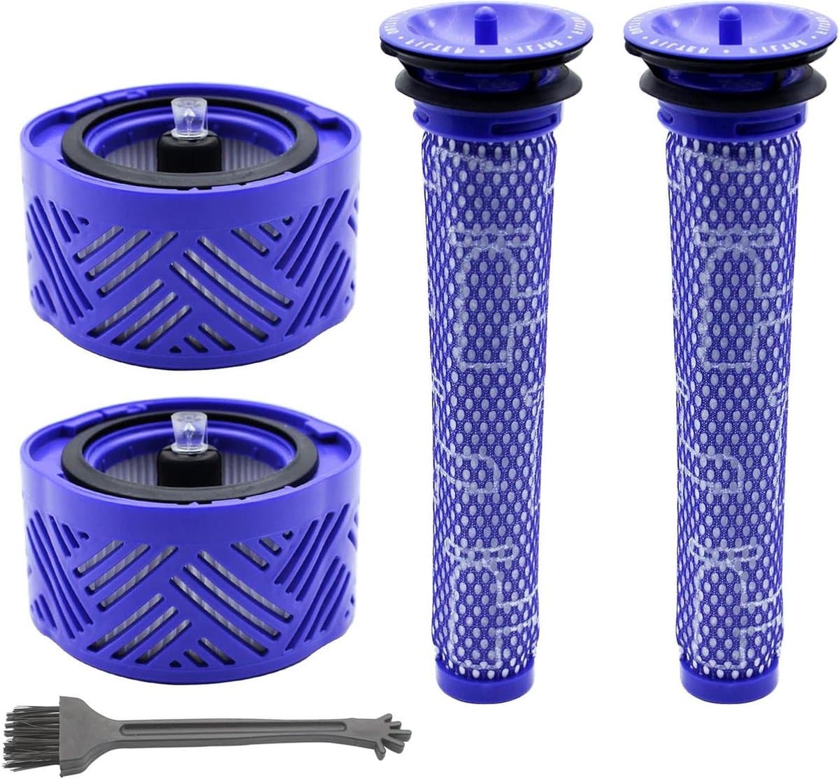 EGoods - 4-pack stofzuigerfilters compatibel met Draadloze Stofzuiger - Reinigingsset voor Dyson V6 - HEPA Filters - Vervangende Onderdelen — afbeelding 1