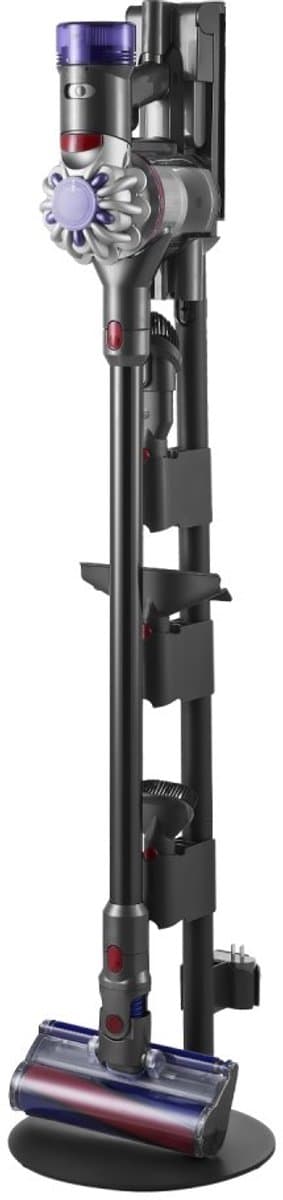 Stofzuigerstandaard - Vrijstaand Opslagrek voor Steelstofzuiger - Compatibel met V7/V8/V10/V11/V12/V15 - Afmeting 298 x 298 x 1260 mm - Voor 6 Borstels - Antislippads (4 stuks) — afbeelding 1