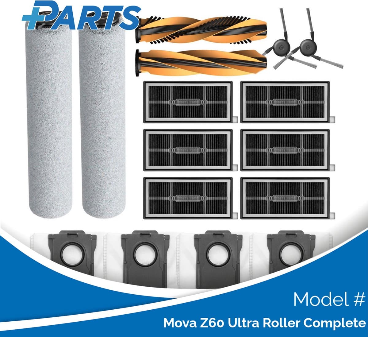 Mova Z60 Ultra Roller Complete Onderhoudsset (Plus.Parts® alternatief voor MRAK71) — afbeelding 1