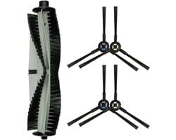 Roller Borstel Zijborstel kit voor Silvercrest SSR1 SSRA1 voor A9s A9 A7 A80 Plus A10s L100 Robotic Stofzuiger