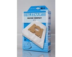 Kleenair Microvezel stofzuigerzakken - scheurbestendig - vochtbestendig - 5 stuks + 1 filter