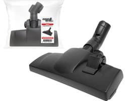 V2 Combi Stofzuigermond geschikt voor Miele + Klik - Vernieuwde A-Kwaliteit Zuigmond - Borstel (AllTeQ vervangende Mondstuk) geschikt voor Alle Miele stofzuigers Guard L1, M1, S1, CX1, C3, C2, C1, S8, S6, S5, S4, S2, S8000, S6000, S5000, S4000, S2000