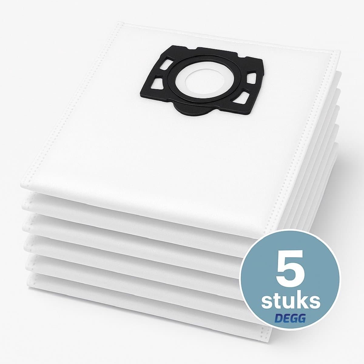 DEGG® – Stofzuigerzakken 5 stuks – Geschikt voor Kärcher WD4, WD5, WD6, MV4, MV5 & MV6 – Sterk, Duurzaam & Perfecte Pasvorm — afbeelding 1