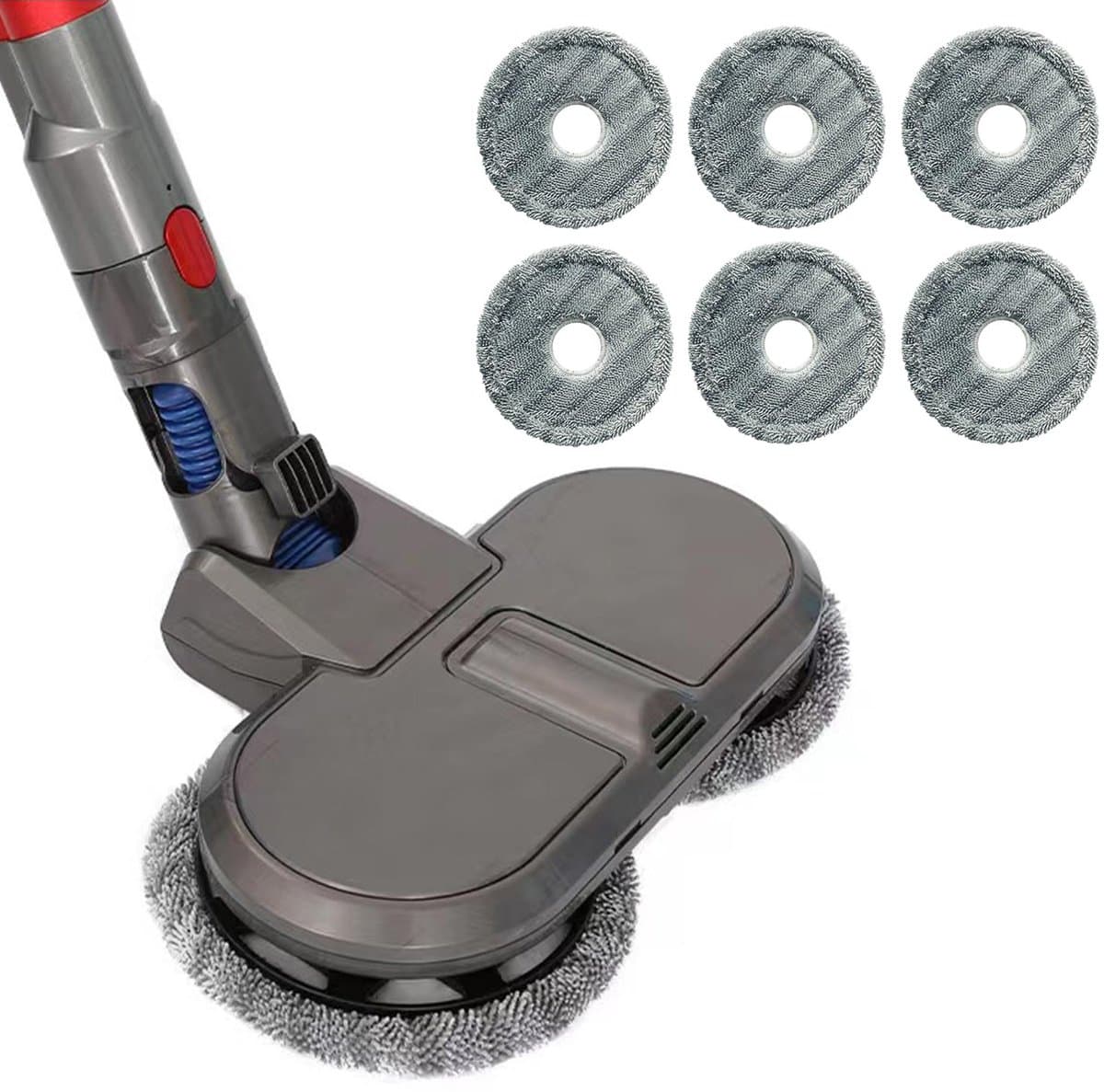 Dweilmondstuk met 6 dweilpads Geschikt voor Dyson V11/V10/V15/V8/V7 — afbeelding 1