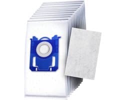 10x Dparts S-bag stofzuigerzakken en 1 filter - geschikt voor Philips en AEG - voor series VX6 VX7 Performer Silent Compact Active PowerLife PowerGo - nr. Classic Long Performance - PH99 - FC8021/03 - FC8021/05 - GR201 - GR201S - GR201SM