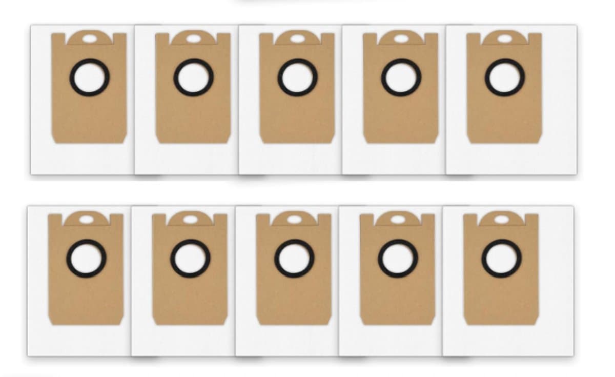 10 stuks Vervangende stofzakken - Voor airrobo T20 , Proscenic M7 Pro / M8 Pro / V980 / S9 robotstofzuiger - accessoirekit- grote capaciteit- stofzuigerzakken — afbeelding 1