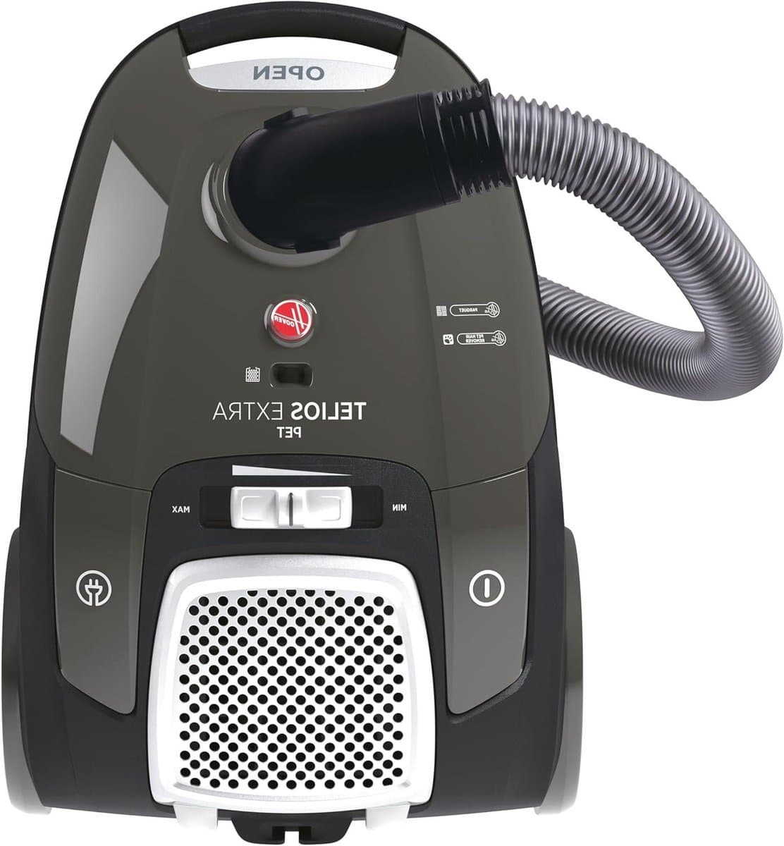 Stofzuiger met zak - Sledestofzuiger huishouden - Dierenharen verwijderen - Stil 69 dB - 3.5 liter - Leigrijs — afbeelding 1