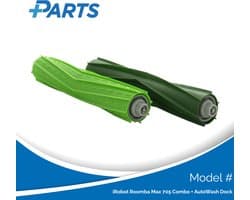 iRobot Roomba Max 705 Combo + AutoWash Dock Borstels (2 Stuks, Plus.Parts® alternatief voor 4624870)