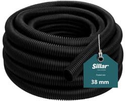 Sillar Stofzuigerslang 38mm - Universele Zuigslang voor Stofzuiger – Flexibele – Op Lengte - 12 m