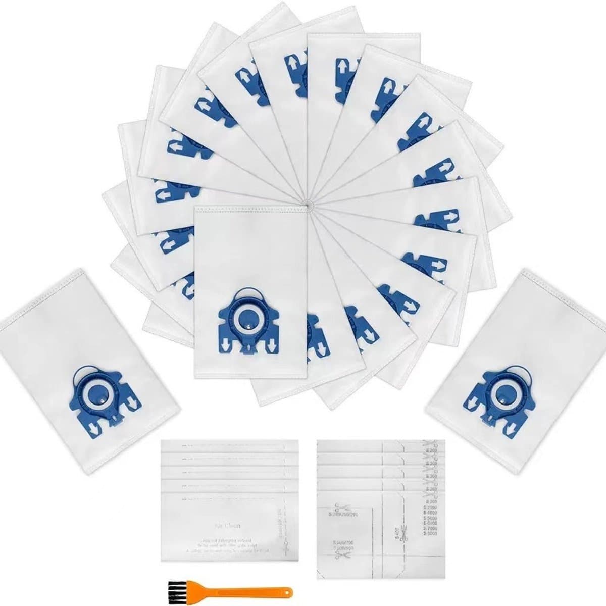 25 - stuks - Geschikt voor vervangende zakken voor Miele HyClean 3D Efficiency GN Classic C1 Complete C2 C3 Series S2000 S5000 S8000 stofzuigers-blauw — afbeelding 1