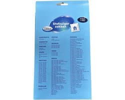 Aqua Laser Stofzuigerzakken - 30 stuks - 6 filters - voor Bosch en Siemens stofzuigers