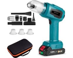 Instava - Accu Auto Stofzuiger incl. 1x Accu (2.0Ah) - Geschikt voor Makita 18v Accu - Handstofzuiger Draadloos - Autostofzuiger - Kruimeldief - Mini Stofzuiger