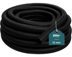 Sillar Stofzuigerslang 32mm - Universele Zuigslang voor Stofzuiger – Flexibele – Op Lengte - 6 m (1 m x 6)