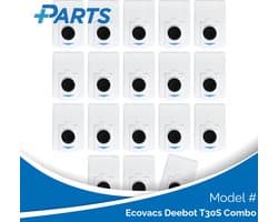 Ecovacs Deebot T30S Combo Stofzakken (18 Stuks, Plus.Parts® alternatief voor DDB030028)