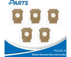 iRobot Roomba Max 705 Combo Stofzakken (5 Stuks, Plus.Parts® alternatief voor 4849916)