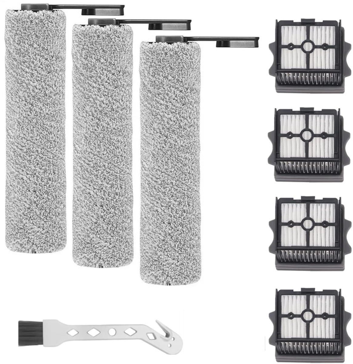 accessoireset - accessoireset natte en droge stofzuiger - reserveonderdelen - 4 filters, 3 borstelrollen, 1 Universele ganzenkopborstel - S5 combo — afbeelding 1