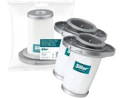 Sillar, set 2 stofzuigerfilters, HEPA, wasbaar, anti-allergeen, geschikt voor Rowenta X-Force Flex Row, Tefal X-Force Flex, vervanging voor filters ZR009006