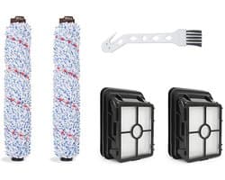 5-delige borstelrolvervangingsset geschikt voor Bissell Crosswave-filters 17132 en 2225N-serie Bissell Crosswave-reinigingsaccessoires