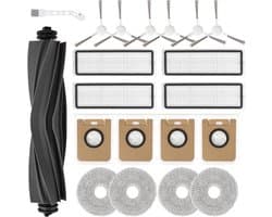 19 stuks accessoires kit gescht voor Dreame L10s Ultra Robot Stofzuiger, Vervangende Onderdelen Hoofdborstel, Zijborstel, Filter, Mop Doeken, Stofzak