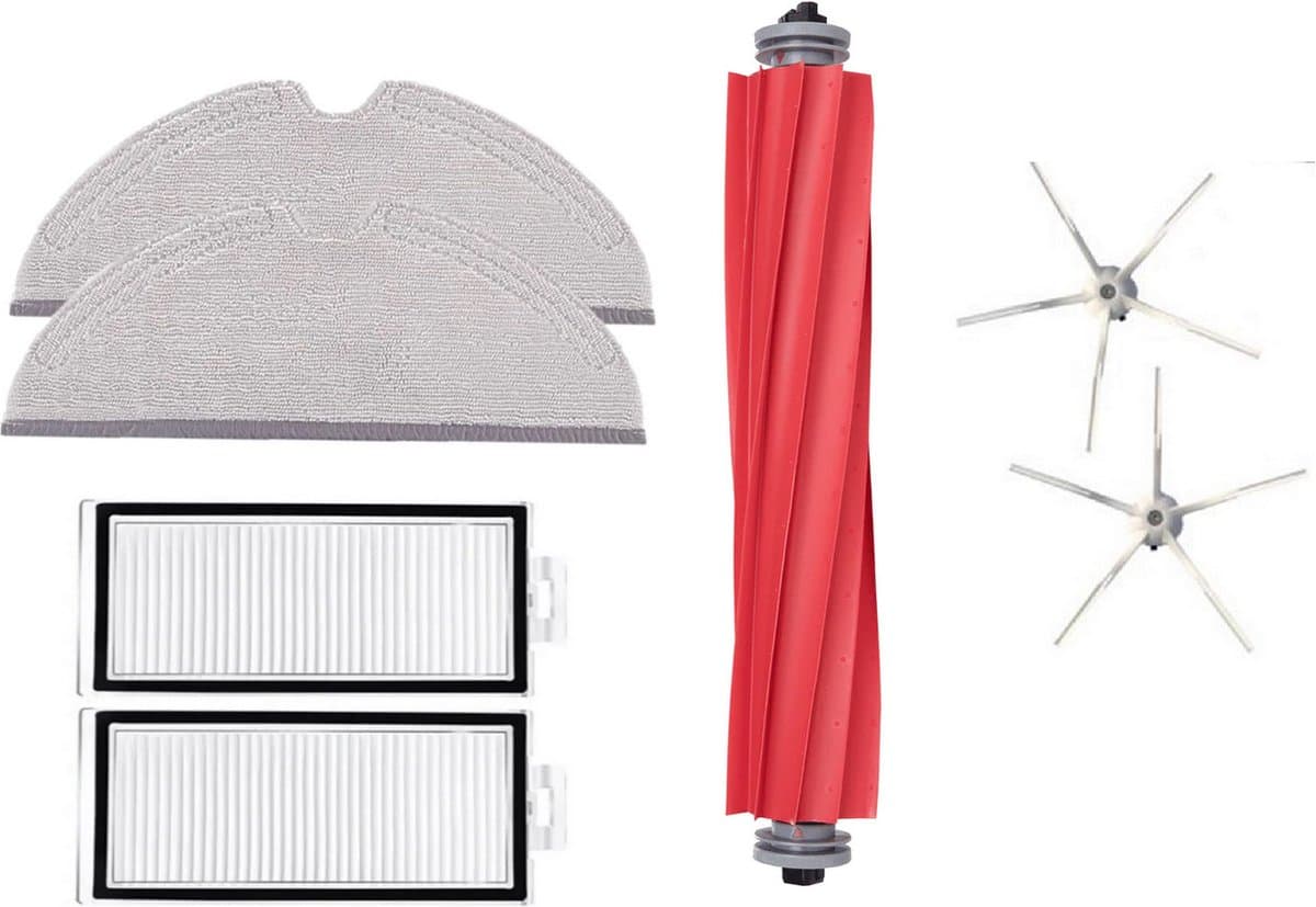 Onderhoudspakket (Wit) incl. dweil - Compatible met Roborock Q7 — afbeelding 1