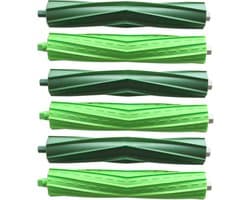 Set van 6 hoofdborstels voor iRobot Roomba-modellen I3, I4, I5, I6, I7, E4, E5, E6, J7 en Combo - hoogwaardige vervanging