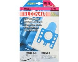 Kleenair Microvezel stofzuigerzakken - Langdurig zuigvermogen - 5-lagen systeem - 4 zakken + 1 filter