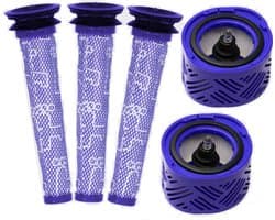 XL HEPA Filter set geschikt voor Dyson V6 DC59 HEPA Vervanging Pre Motor Filter 965661-01 en Post Motor Filter 966741-01 Wasbaar Motor filter Onderdelen
