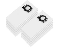 12 stuks stofzuigerzakken-geschikt voor Karcher WD2 Plus stofzuigerzakken-duurzame nat- en droogstofzuigerzakken voor Karcher WD 3 accu- KWD 1, 2, 3-WD 3.200 tot WD 3.800 M- SE 4001 4002