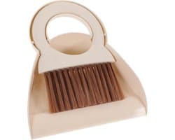 Mini Stoffer Set - Kleine Bezem - Bureau Schoonmaken - Duurzaam Kunststof - 21 x 18 x 6 cm