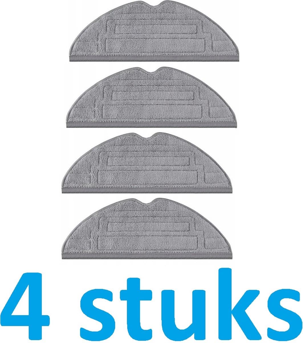 4 x Mop - Dweildoek compatibel met Roborock S7 Maxv / S8 / S8 + / S8 Pro Ultra - beste kwaliteit vervangingen — afbeelding 1