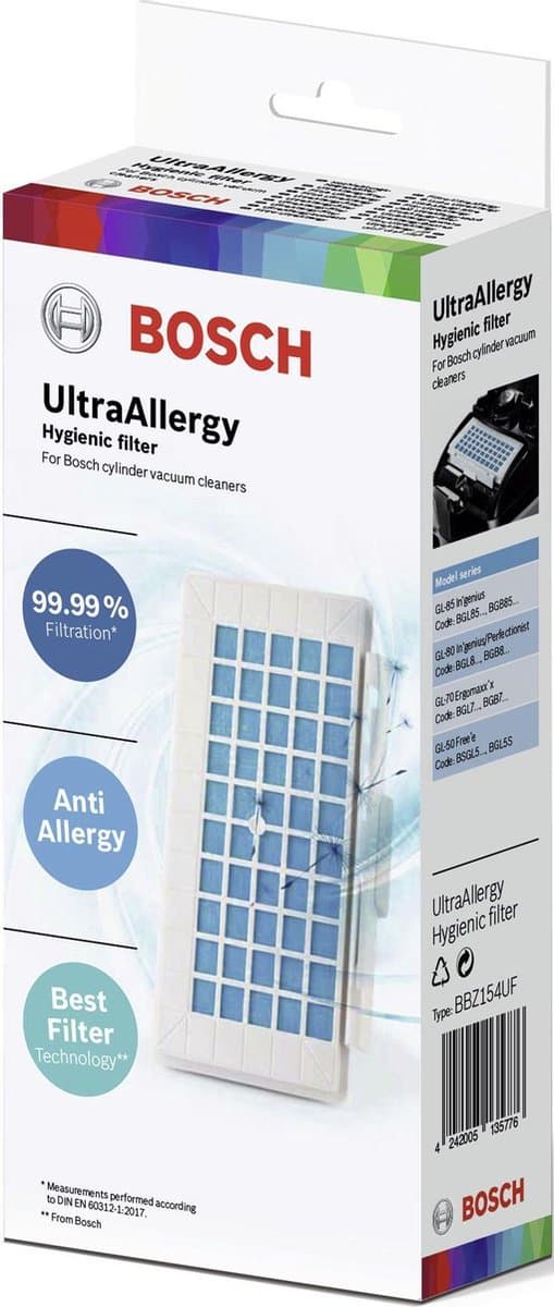 Bosch/Siemens BBZ154UF Hygiënefilter - Accessoire voor stofzuiger — afbeelding 1