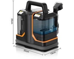 Draagbare Tapijtreiniger 450W 11KPa - Handheld Vlekverwijderaar - 1,08 L Schoonwatertank - ABS Kunststof - Voor Huis En Auto